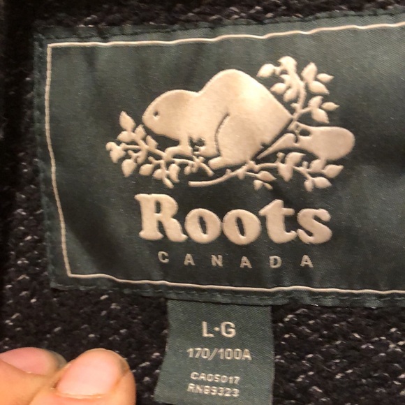 Roots large men’s zip up hoodie - Picture 2 of 2